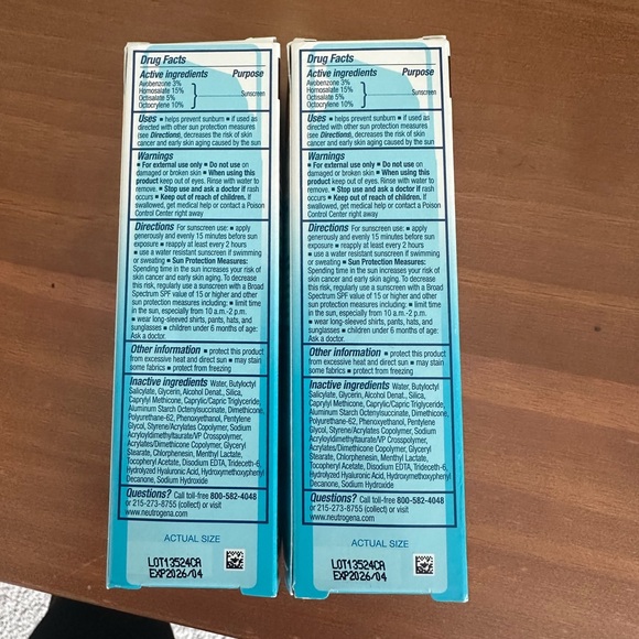 NEW Neutrogena Hydro Boost hyaluronic acid moisturizer with spf - Picture 2 of 2